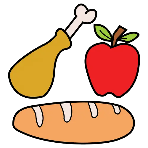 Pictograma: alimentos