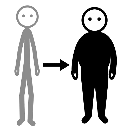 Engordar, aumentar de peso