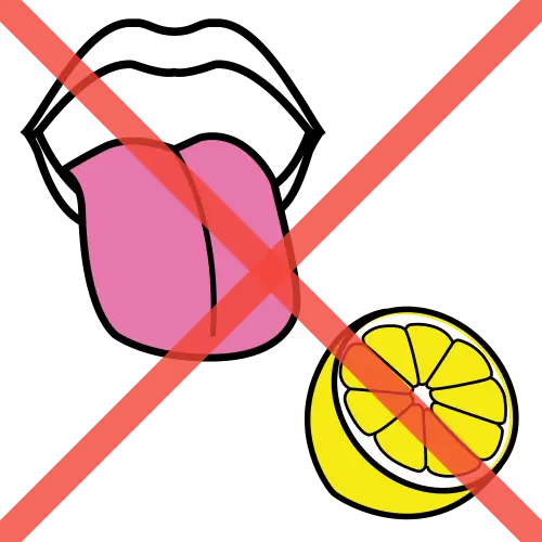 Pictograma: no acido