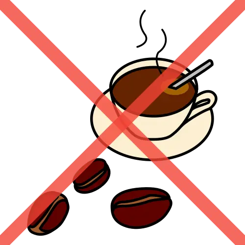 No tomar café