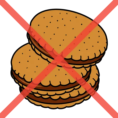 No comer galletas