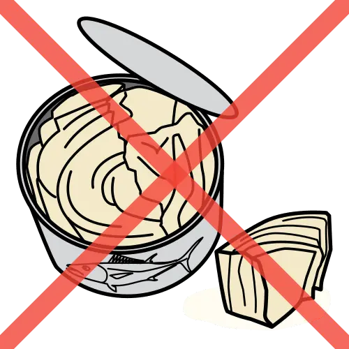 No comer conservas enlatadas