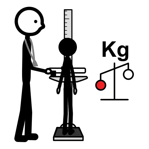 Pesar, medir peso corporal