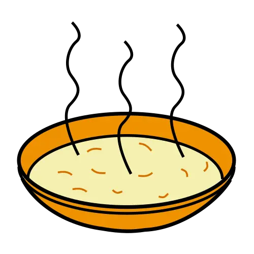 Sopa, plato líquido